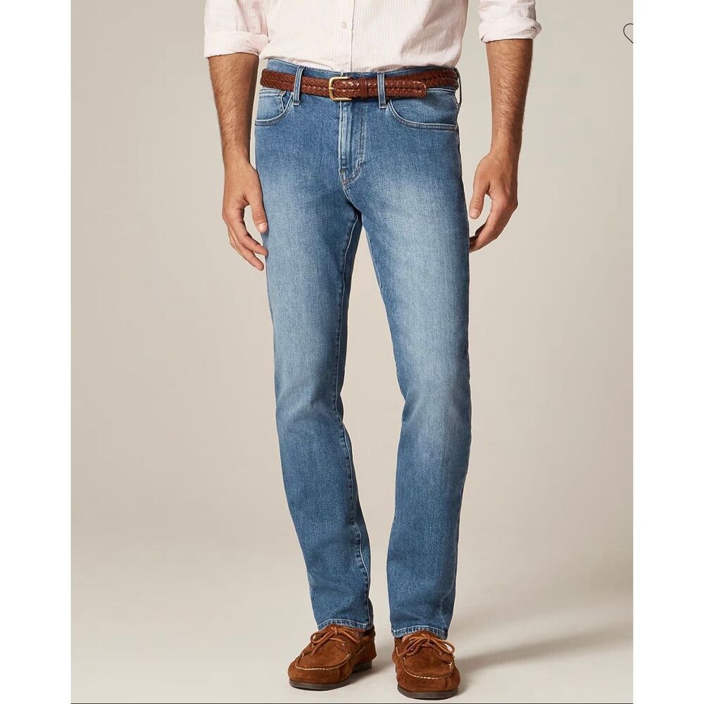 J. Crew 484 Slim-fit stretch jean in medium wash NWT 33/32